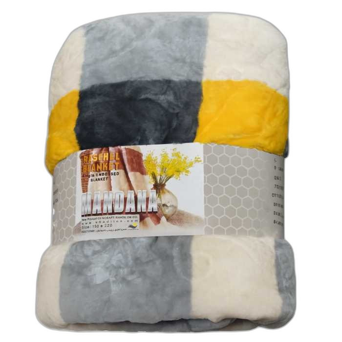پتو مسافرتی دو نفره شادیلون مدل ماندانا ژله ای سایز 220x200 سانتیمتر